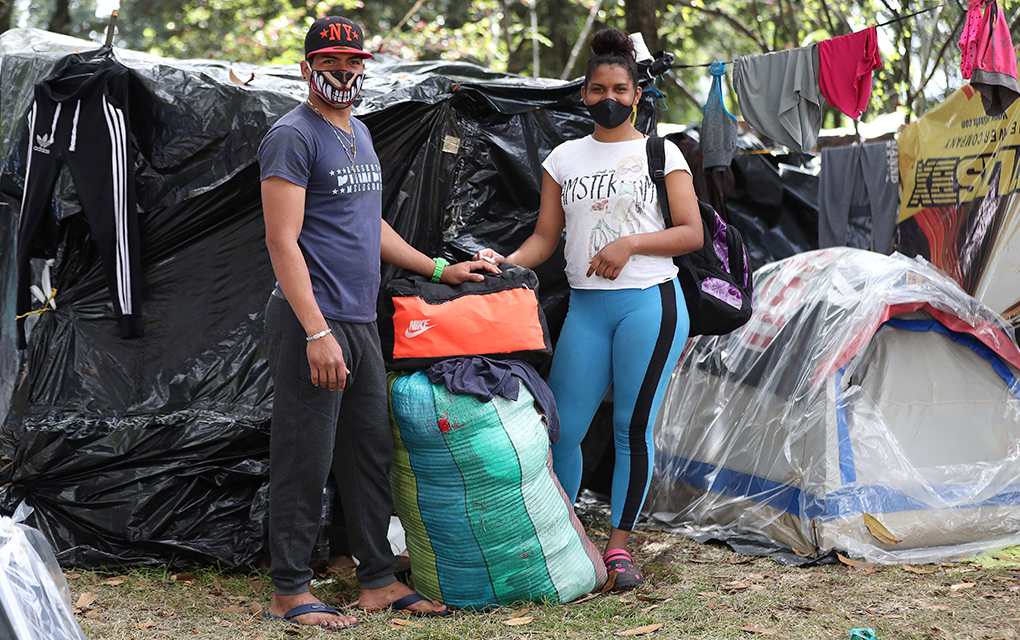 El retorno de los venezolanos a casa: un calvario en imágenes