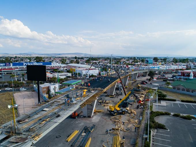 Foto: Especial / Viaducto Poniente con un 68 por ciento de avance: Obras Públicas Municipales