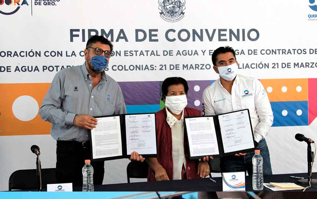 CEA y municipio de Corregidora firman convenio de colaboración