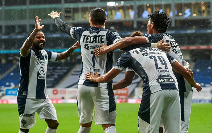 Monterrey gana por primera vez en la liga en este 2020