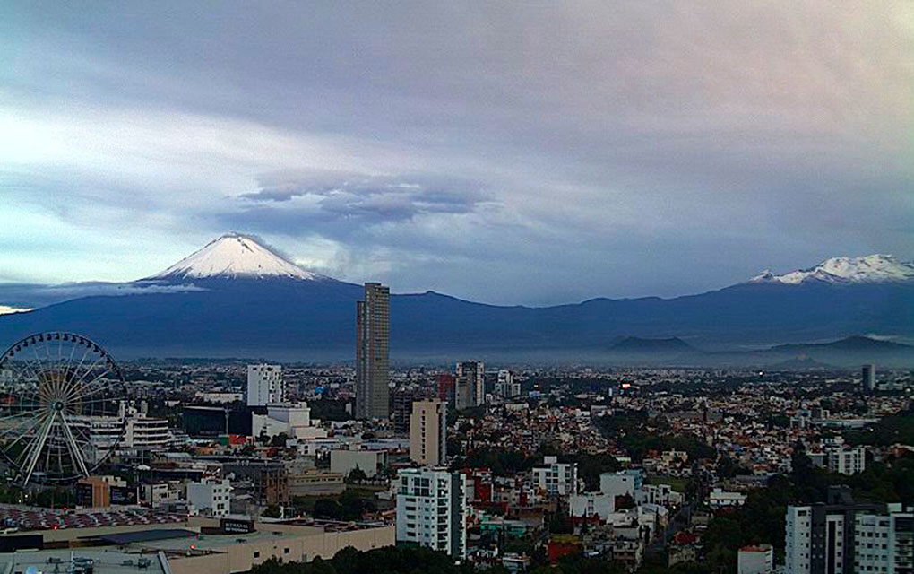 Popocatépetl nevado en pleno verano/ Foto: webamsdemexico
