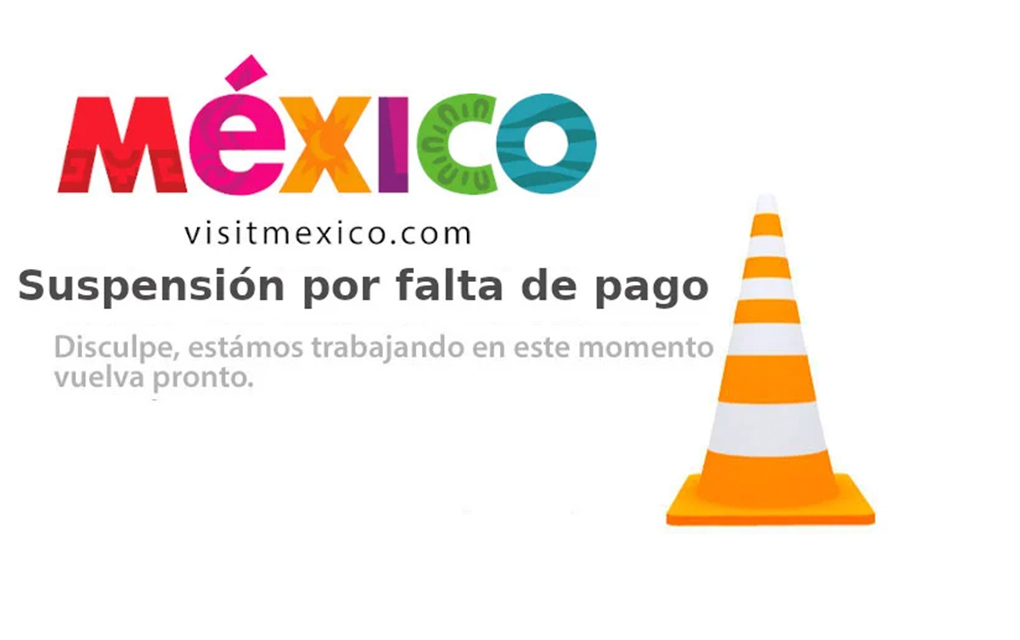 Suspenden la página web de turismo Visit México