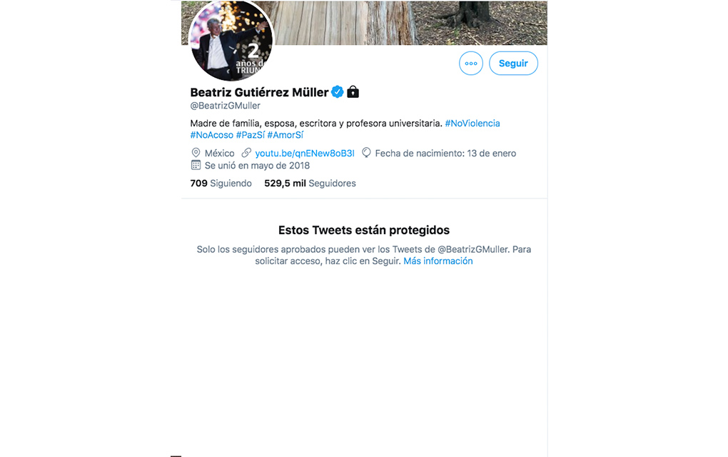 Beatriz Gutiérrez se vuelve tendencia por polémico tuit