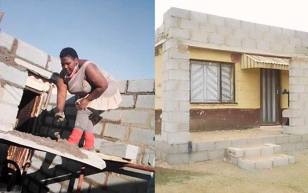 Ingeniera construye su casa sin ayuda en Sudáfrica
