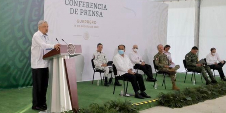 El presidente comete error en conferencia de prensa en Guerrero