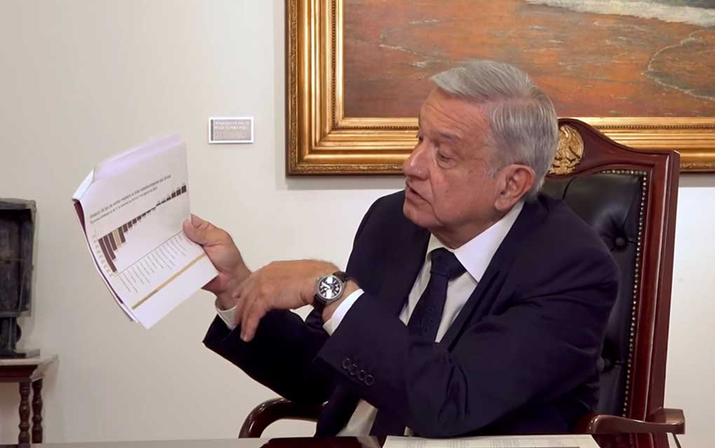 Reporta López Obrador señales de recuperación económica