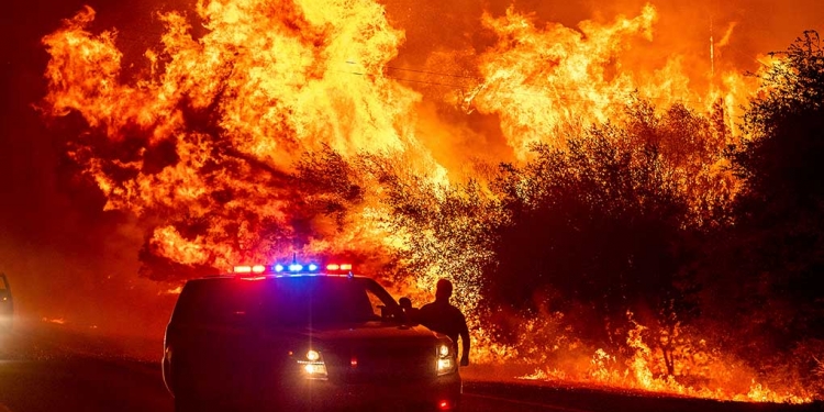 Cambio climático en California, arrasado por los incendios