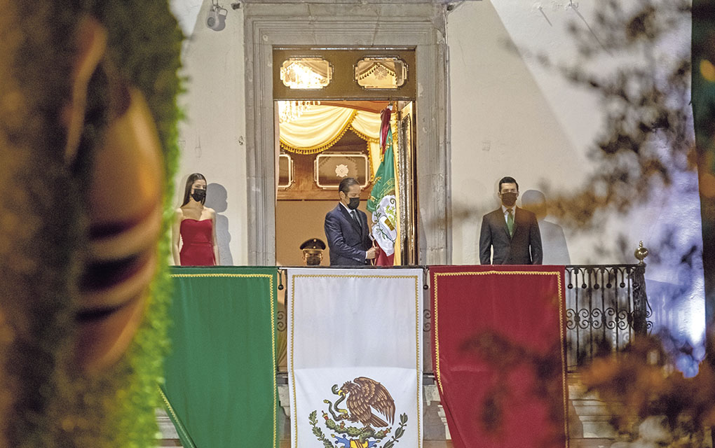 Acogió Querétaro un Grito de Independencia íntimo y patriótico. / Foto: Yarhim Jiménez
