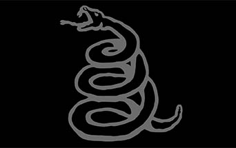El Black Album de Metallica contiene la icónica serpiente que inspiró a los científicos. (ESPECIAL)
