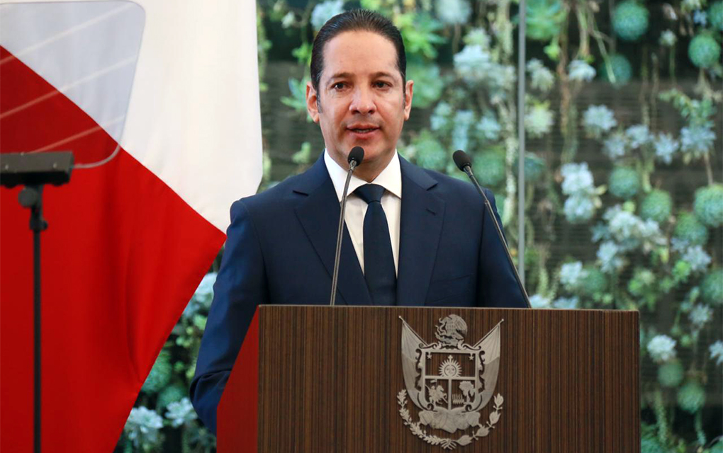 Esta mañana, a las 12 del mediodía, comenzó el Quinto Informe de Gobierno de Francisco Domínguez Servién. (Yarhim Jiménez)