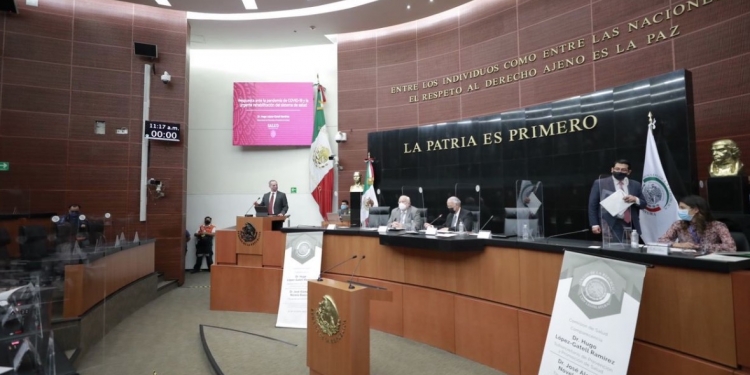Suspenden comparecencia de López-Gatell ante el Senado por "no haber condiciones"