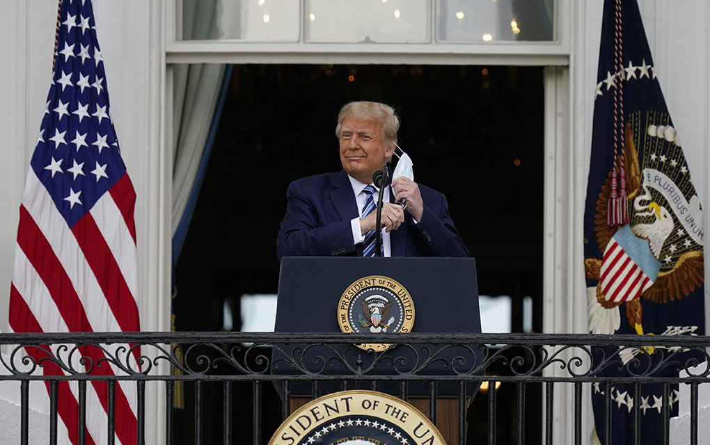En el memorando no se indica si Trump ha dado negativo al virus. / Foto: AP