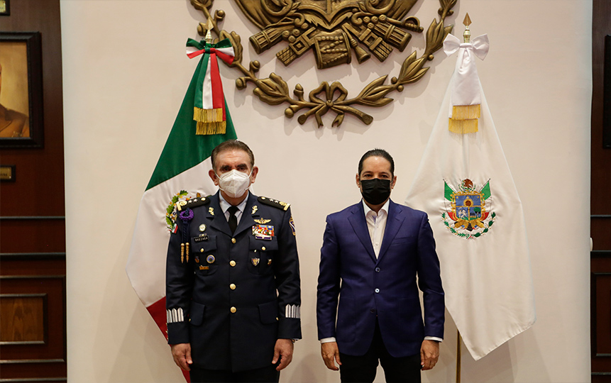 El gobernador da seguimiento a la Feria Aeroespacial México 2021