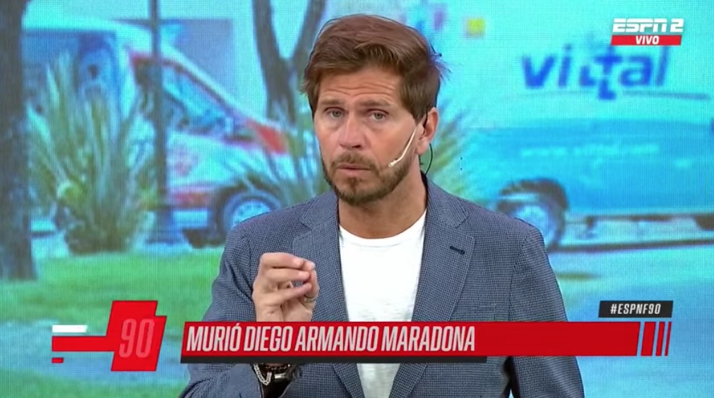 Así vivió la televisión argentina la noticia de la muerte de Maradona
