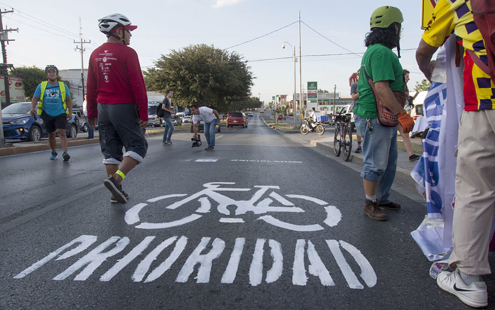 Colectivos reiteran petición de ciclovías emergentes/Foto: Cuartoscuro
