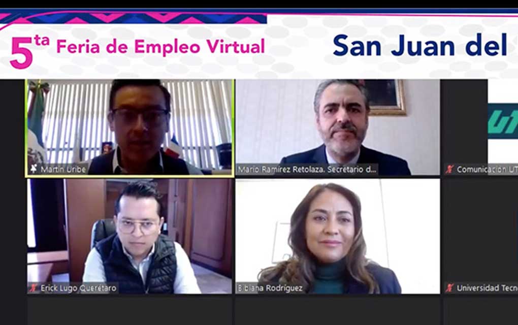 Culmina Feria de Empleo Virtual de San Juan del Río