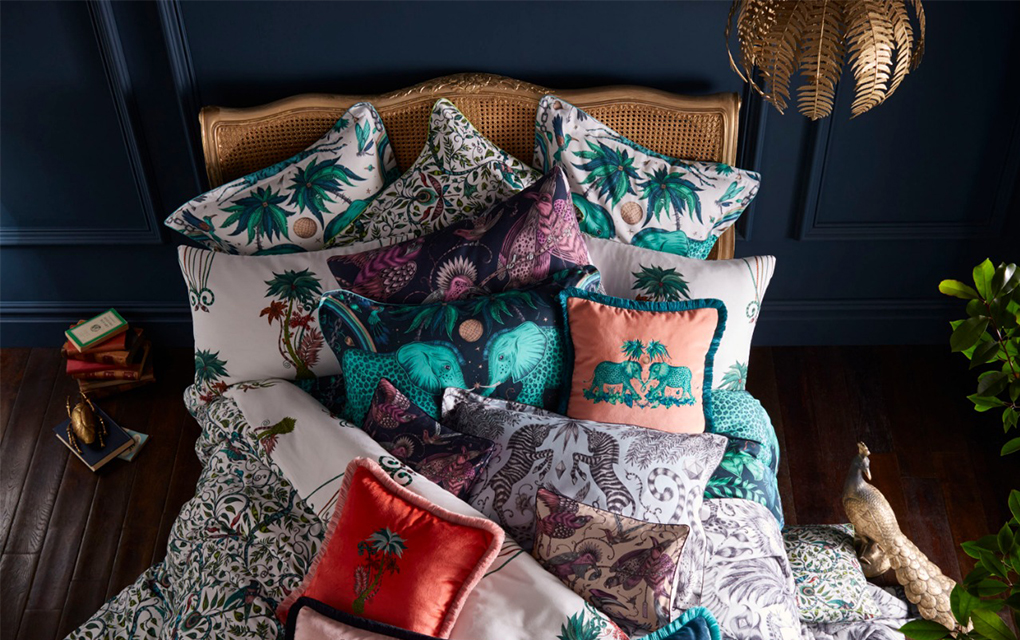 Si la decoración es bastante neutral, puedes elegir ropa de cama con diseño floral. / Foto: Cortesía