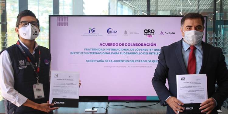 Sejuve firma convenio de colaboración con organización internacional /Foto: Especial