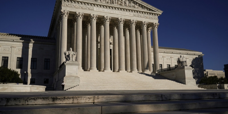 La Corte Suprema de Estados Unidos, en Washington. (AP)