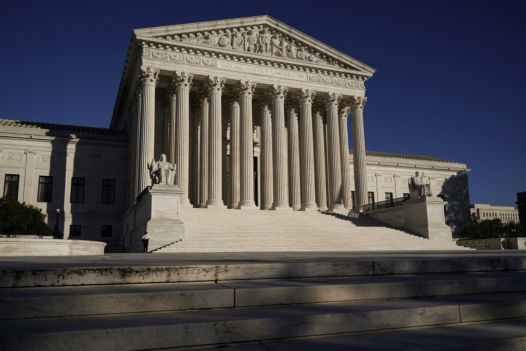 La Corte Suprema de Estados Unidos, en Washington. (AP)