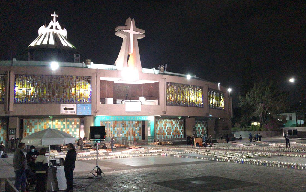 La Basílica de Guadalupe estuvo vacío de peregrinos este 11 de diciembre. / Foto: Juan Hernández