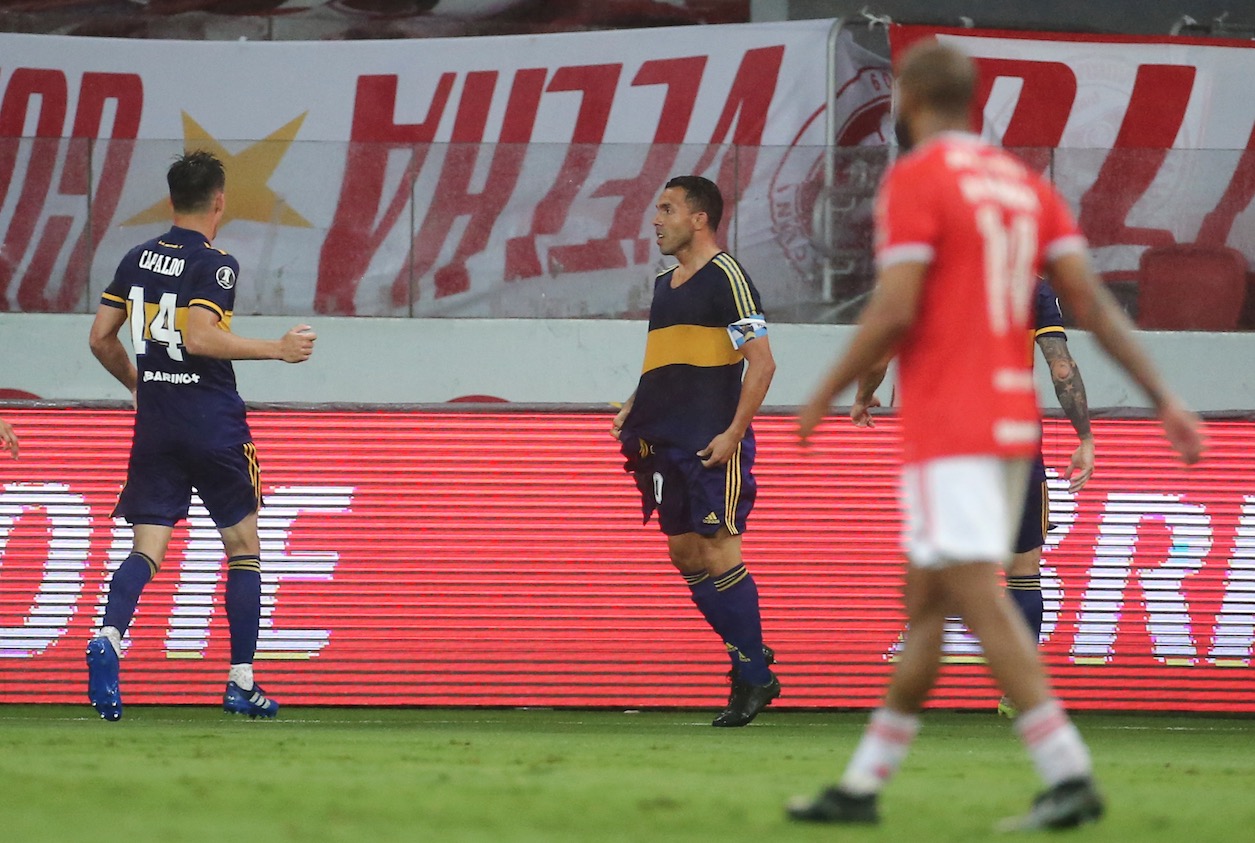 Boca vence a Inter con gol de Tévez / Foto: AP