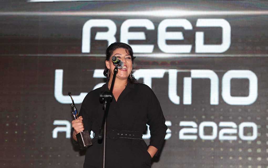 Galardonan a Sara Tamez en los Reed Latin Awards con el Rising Star 2020