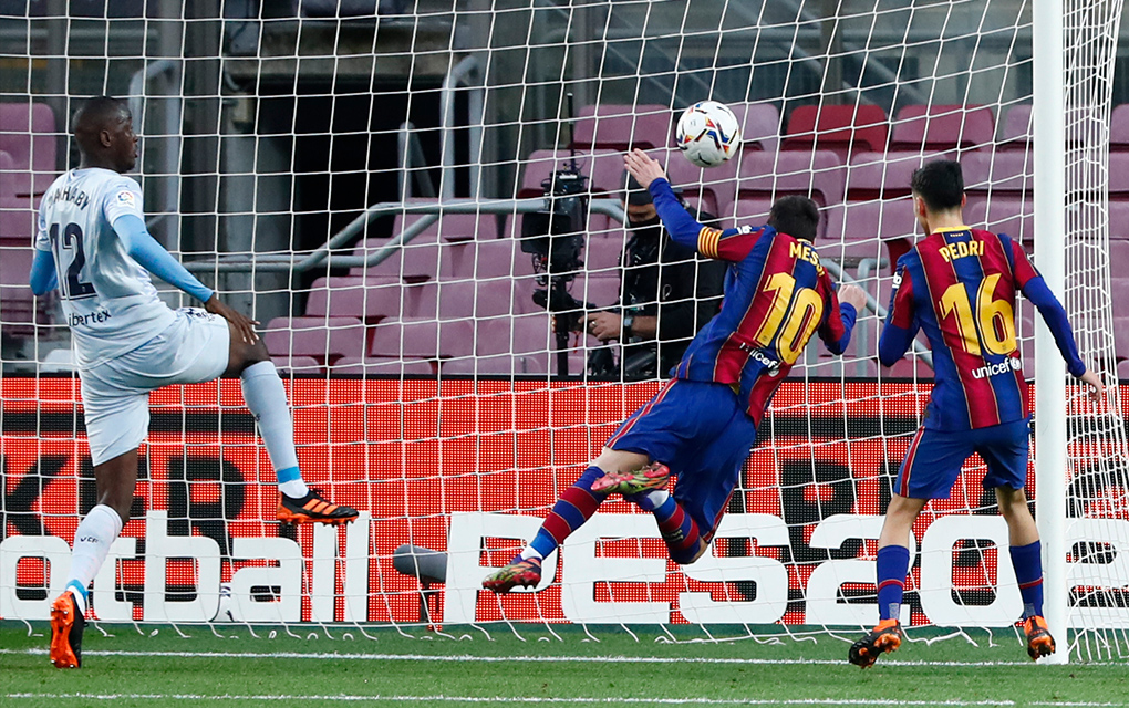 Messi alcanza a Pelé pero Barcelona no pasa del empate/ Foto: AP