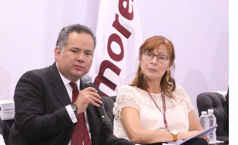 Tatiana Clouthier y Santiago Nieto. (CUARTOSCURO)