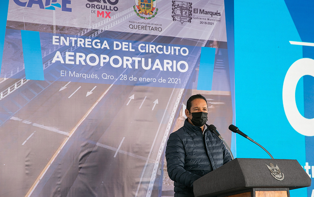 Entrega Gobernador Circuito Aeroportuario y anuncia inversión de 200 mdp para El Marqués/ Foto: Especial