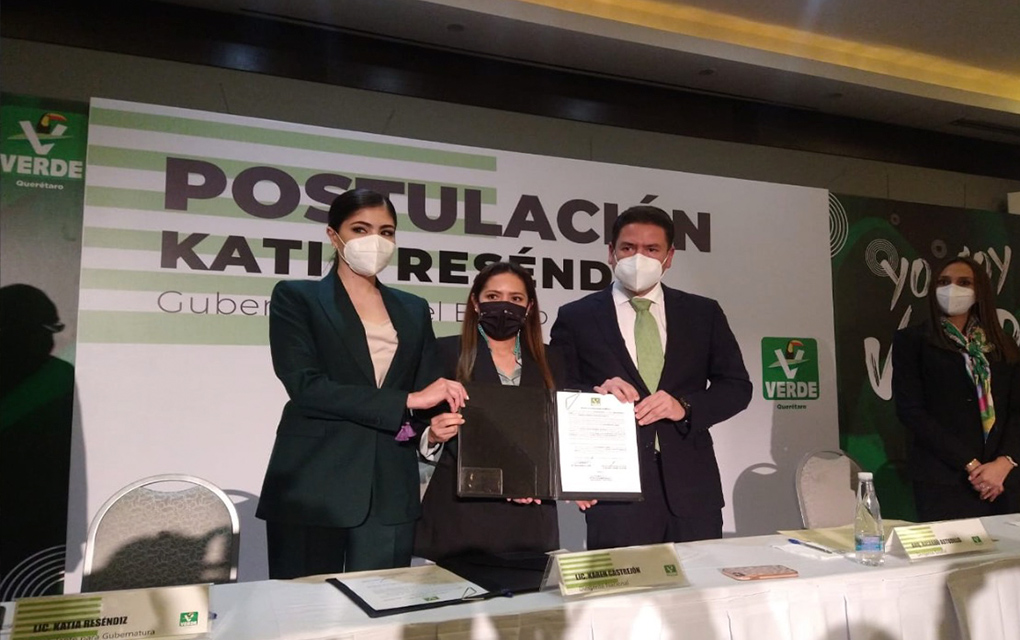 Partido Verde postula a Katia Reséndiz a la gubernatura/ Foto: Especial