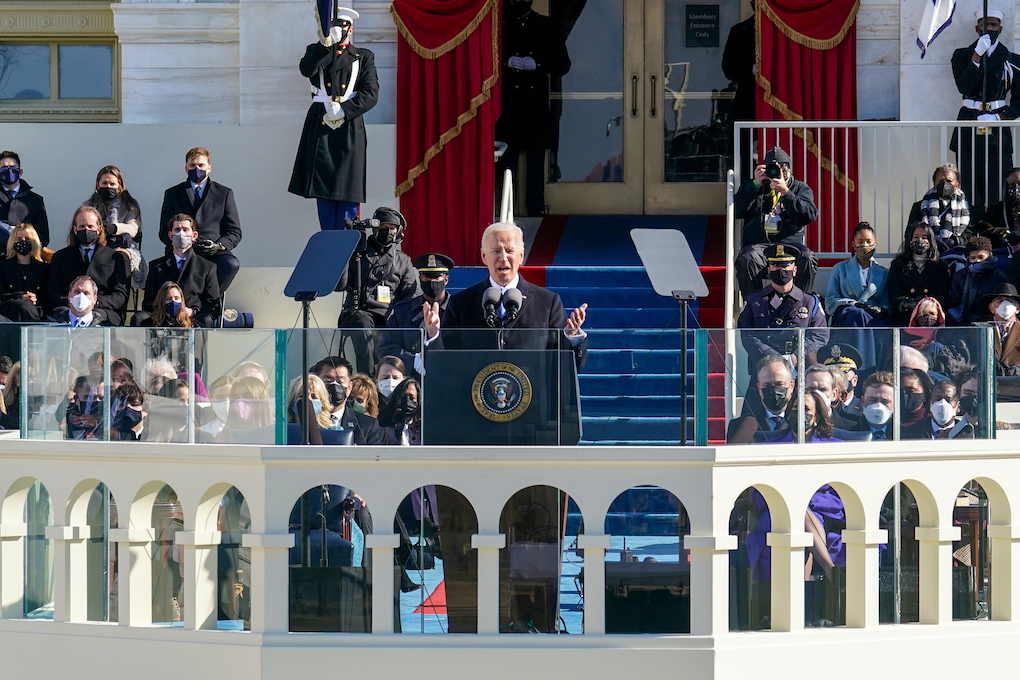 El presidente Joe Biden pronunció su discurso inaugural en el Capitolio en Washington.