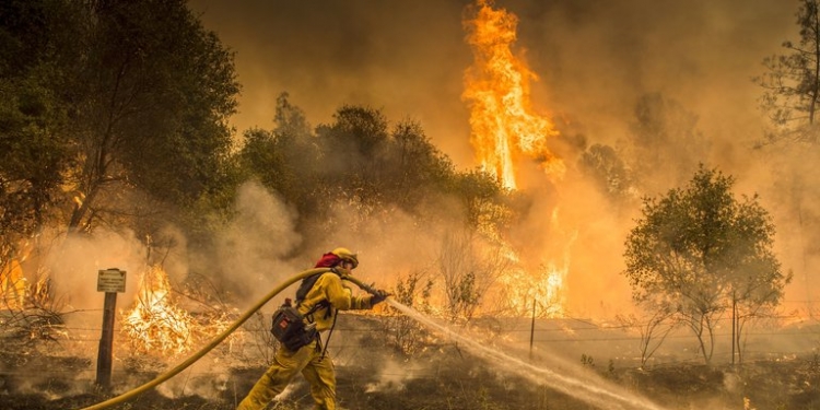 Hasta septiembre de 2020, 1,8 millones de hectáreas fueron incendiadas en Estados Unidos. (AP)