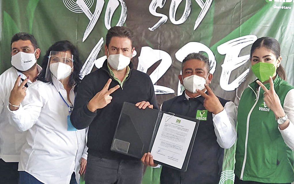 Apunta Javier Navarrete a la alcaldía de Corregidora con PVEM