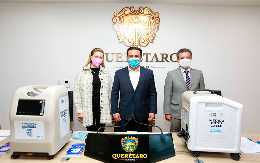 En Capital de Querétaro inicia préstamo de concentradores de oxígeno