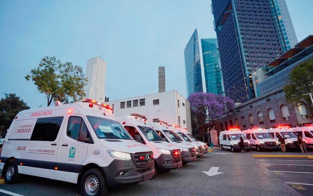 Informa compra de 80 ambulancias para hospitales IMSS Bienestar