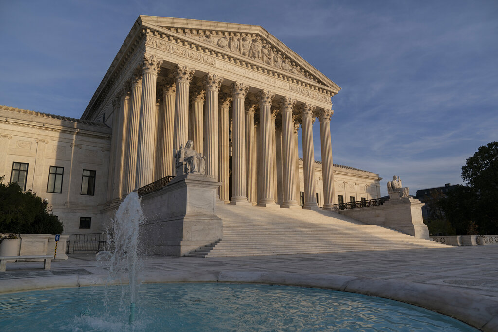 ARCHIVO - En esta fotografía del 5 de noviembre de 2020 se muestra la Corte Suprema en Washington. (AP Foto/J. Scott Applewhite)
