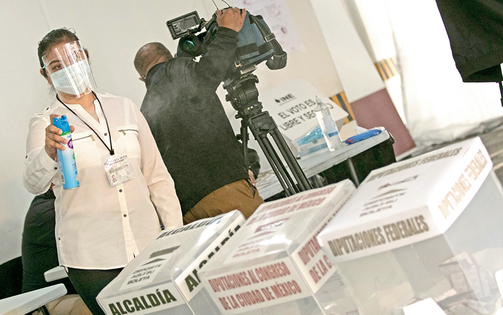 Afinan protocolo sanitario para la jornada electoral/ Foto: Cuartoscuro