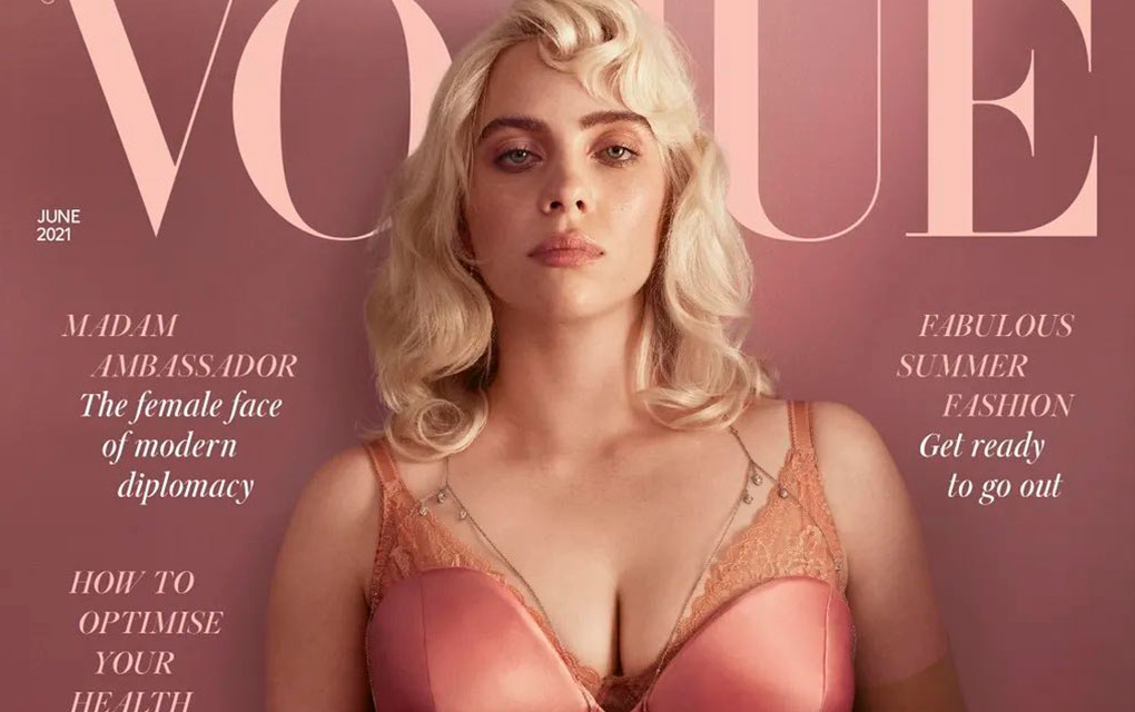 Billie Eilish sorprende a sus fans en la portada de Vogue