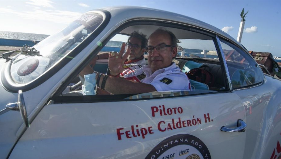 A Felipe Calderón Hinojosa le gusta correr. CUARTOSCURO