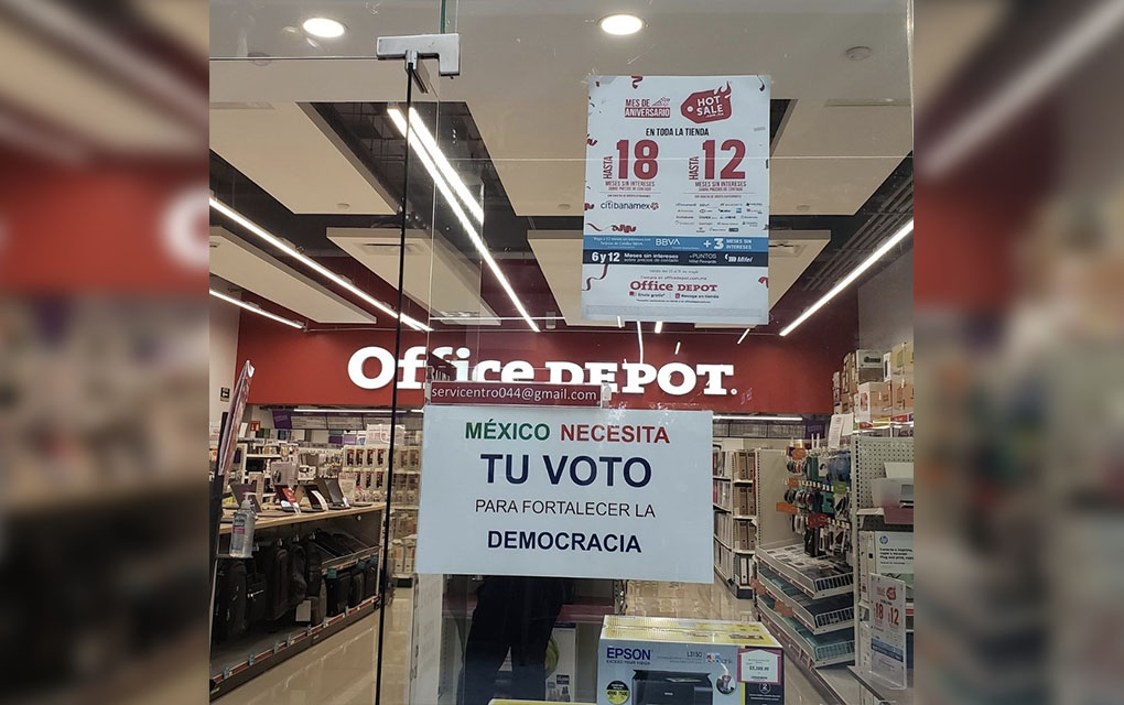 Niega Office Depot promover el voto a favor del PAN y el PRI