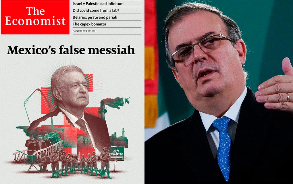 The Economist califica a AMLO de 'falso mesías'; Ebrard revira y dice 'no entienden que no entienden'
