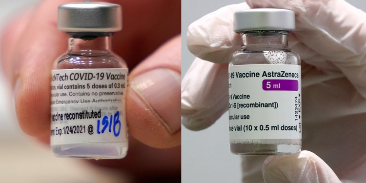 Vacunas de Pfizer y AstraZeneca son "altamente efectivas" contra variante de COVID-19 de la India, según estudio