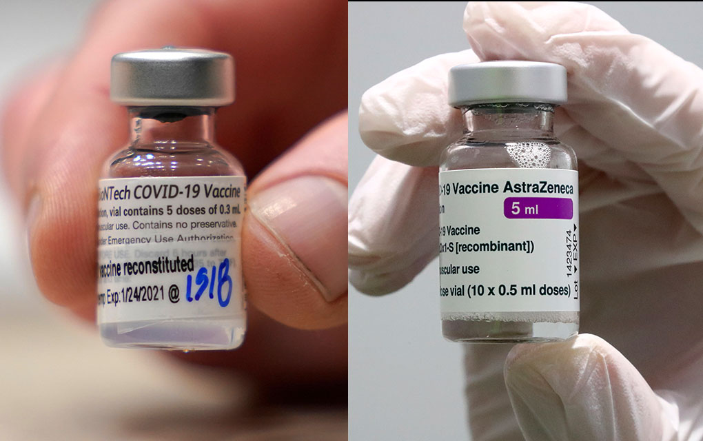 Vacunas de Pfizer y AstraZeneca son "altamente efectivas" contra variante de COVID-19 de la India, según estudio