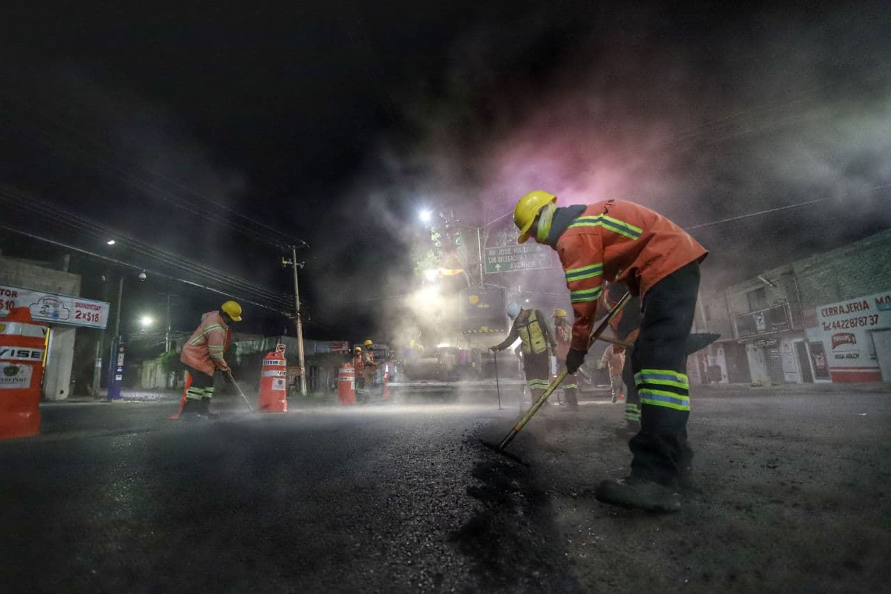 Ejecutarán obras viales en avenidas principales por la noche / Foto: Especial