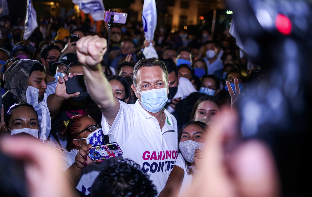 El gobernador electo, Mauricio Kuri González, calificó de contundente e irreversible el resultado de la contienda. YARHIM JIMÉNEZ