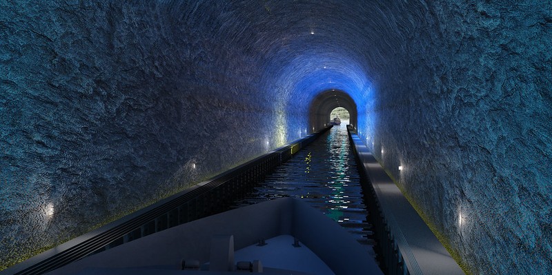 Así será el primer túnel de barcos que atravesará una montaña