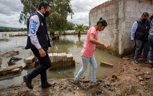 Realiza Gobierno censo de daños por inundaciones/ Foto: Especial