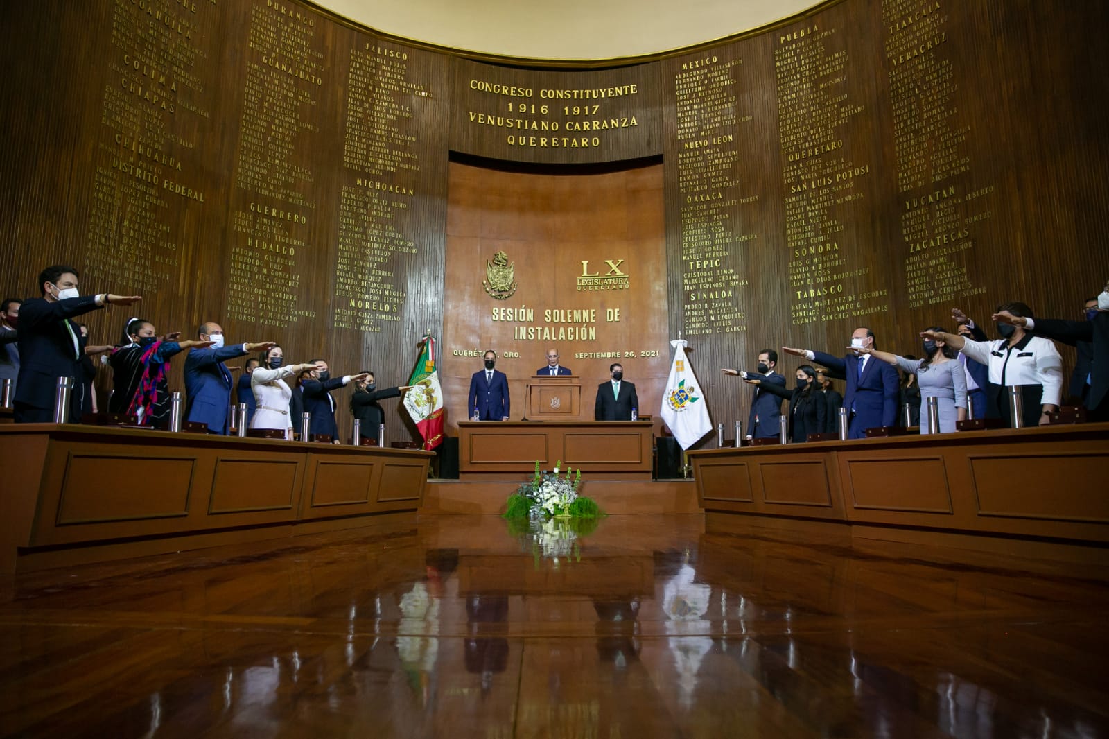 Integración de la LX Legislatura del Estado de Querétaro. (Especial)