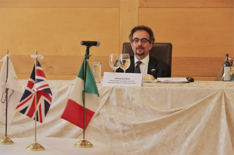 Jon Benjamin, embajador del Reino Unido en México. (Isai López)